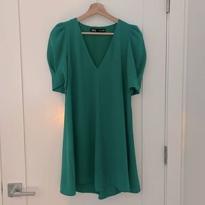 Small Zara Puff Sleeve Dress